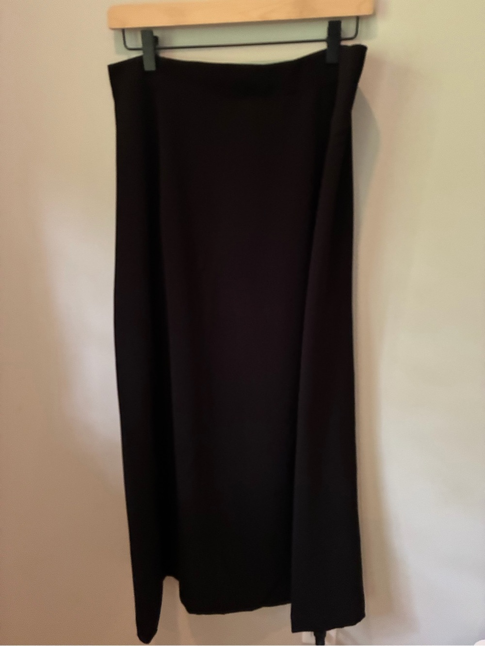 Sezane Fidji High-Waist Black Button-Front Maxi Skirt - Picture 5 of 5